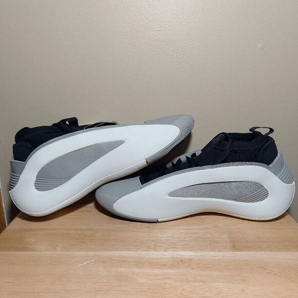 Adidas Harden Volume 8 Basketball Shoes Feather Grey Ivory Black IG6649 Men's 11 - Picture 4 of 7